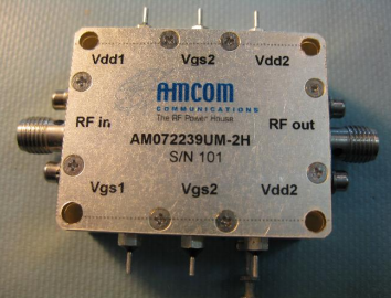 L波段AM072239UM-2H寬帶GaAs功率放大器模塊