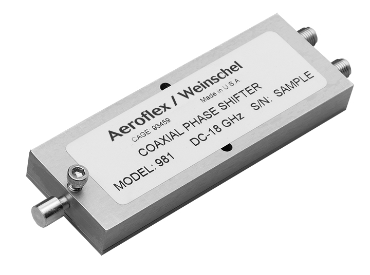 981同軸移相器（3.5mm，50 W，DC-18 GHz）