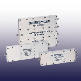 4436-2   功率分配器和混合器-SMA（F）2/3/4/8方式0.5 GHz至8 GHz 0.5瓦（寬帶，商用）