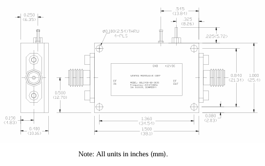 ABL2400-01-3025寬帶低噪聲放大器WENTEQ溫特